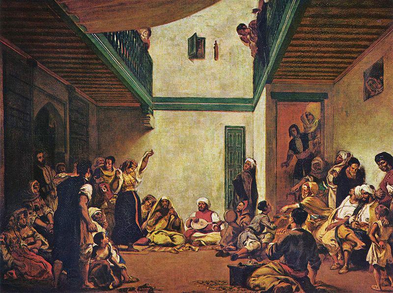 Eugene Delacroix Judische Hochzeit in Marokko Norge oil painting art